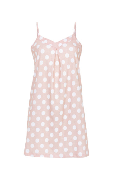 Ringella Damen Nachthemd ärmellos Punkte 100% Baumwolle