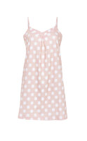 Ringella Damen Nachthemd ärmellos Punkte 100% Baumwolle