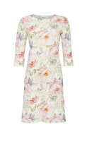 Ringella Damen 3/4 Arm Nachthemd Pfingstrosen