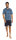 Comte Herren Schlafanzug Shorty Blau 48