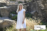 Ringella Damen Nachthemd Cotton Voile Weiß