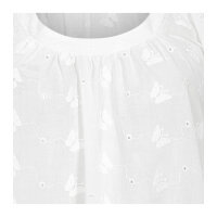 Ringella Damen Nachthemd Cotton Voile Weiß