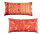 Bassetti Mako Satin Kissenbezug Livorno Rot 40x80 cm