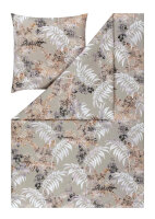 Estella Mako Jersey Bettwäsche Ronja khaki 135x200 +...