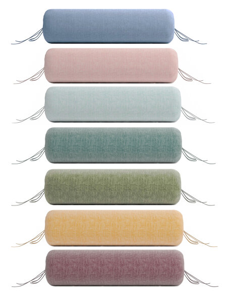 Nackenrollenbezug für große Nackenrollen in 25x90 cm