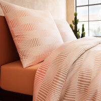 Estella Mako Jersey Bettwäsche Damian in Apricot