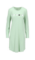 Ringella Damen Nachthemd Langarm Schafe Jade Cream