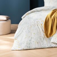 Estella Mako Jersey Bettwäsche Nadine in Grün 135x200 cm