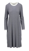Ringella Damen Nachthemd Langarm Interlock Streifen Night
