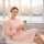 Ringella Damen Nachthemd Langarm Herzen Streifen peach