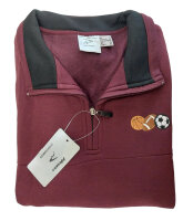 Herbold warmer Sweat Herren Jogginganzug bordeaux
