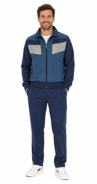 Herbold warmer Sweat Herren Jogginganzug Blau