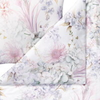 Estella Kuschel-Flanell Bettwäsche Winter Bloom 155x220 80x80 cm
