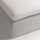 HnL Mako Satin Topper Spannbettlaken Weiß 90x220 cm