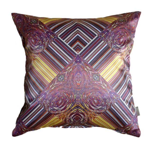 Kissenbezug Seide 40 x 40 cm mehrfarbig