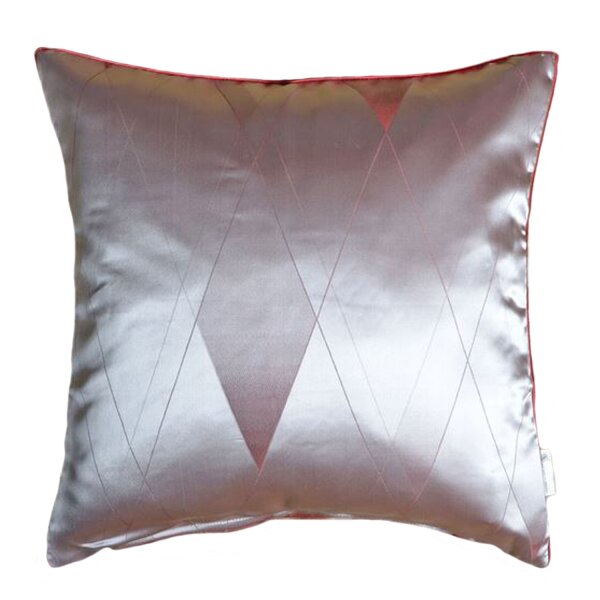 Kissenbezug Seide 40 x 40 cm karmin rot