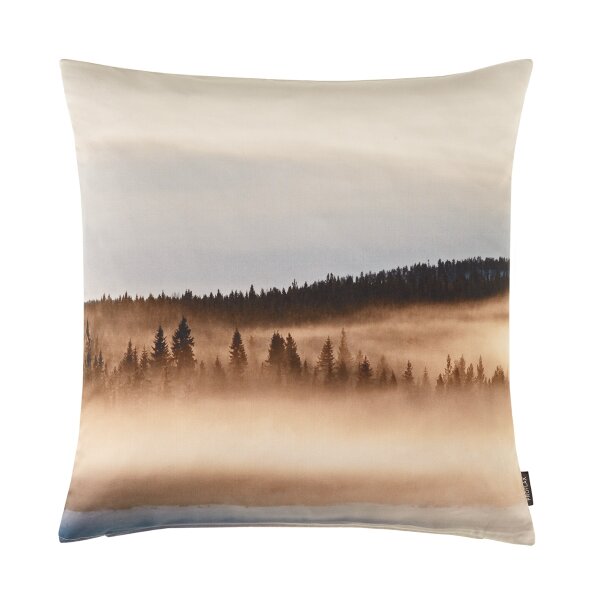 Proflax Kissenhülle Kissenbezug Nebel Wald Nebbia 50x50 cm Natur