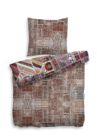 HnL Refined Satin Bettwäsche Karu  155x220 + 80x80 cm in Multicolor