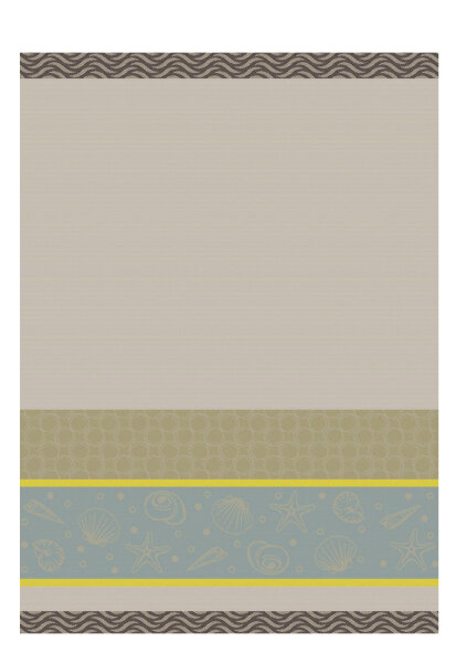 Ross Geschirrtuch Meerestiere Muscheln Beige 50x70 cm Baumwolle