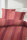 Edel Flanell Bettwäsche in Rot Streifen 135x200 mit 80x80 cm