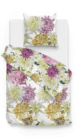 Zo!Home Bettwäsche Chrysantheme 135x200 + 80x80 cm...