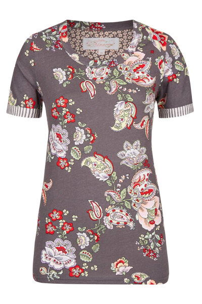 Ringella Bloomy Damen T-Shirt Schlamm Gr. 52