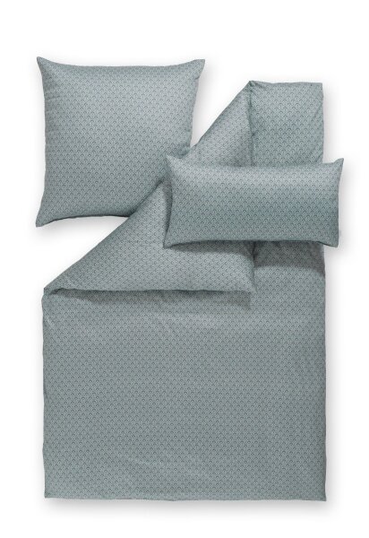 Estella Mako Satin Bettwäsche Melina 135x200 80x80 cm in mint