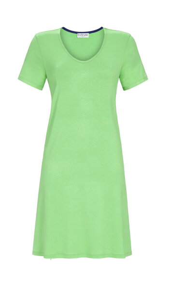 Ringella Damen Sommer Kleid kurzer Arm Grün Gr. 38 S Muster