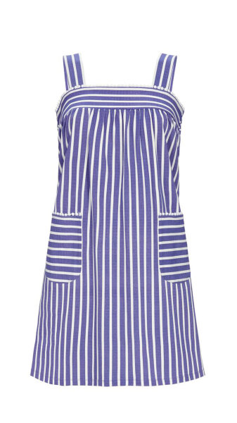 Ringella Damen Sommerkleid Blau Gr. 38 S Muster Bloomy