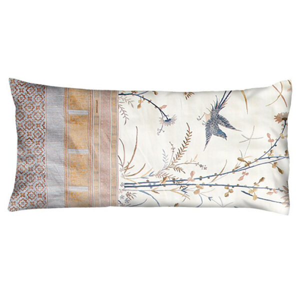 Bassetti Mako Satin Kissenbezug Fong 40x80 in V8 Beige