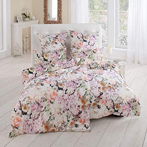 Estella Mako Satin Bettwäsche Isalie in multicolor