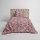 HnL Flanell Bettwäsche Colemi Pink 135x200 + 80x80 cm  Strickmuster
