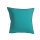 Kinzler Satin Doppelpack Kissenbezug Türkis 40x40 cm