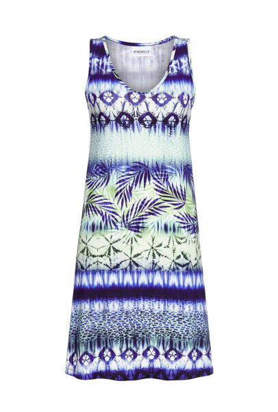 Ringella Damen Sommer Kleid Gr. 38 S Muster Beach