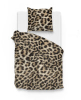 ZoHome Flanell Bettwäsche Leomuster Abbas Braun...