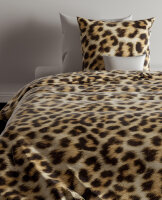 ZoHome Flanell Bettwäsche Leomuster Abbas Braun...