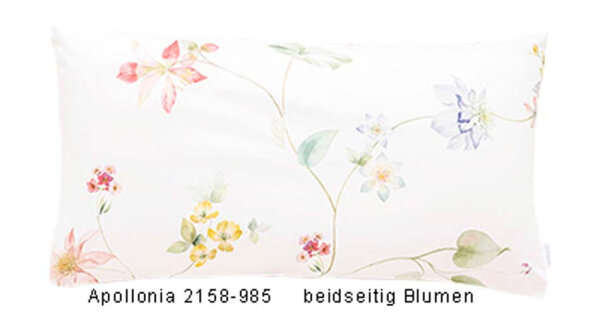 Estella Mako Satin Zusatz Kissenbezug Apollonia Bunt 40x80 cm
