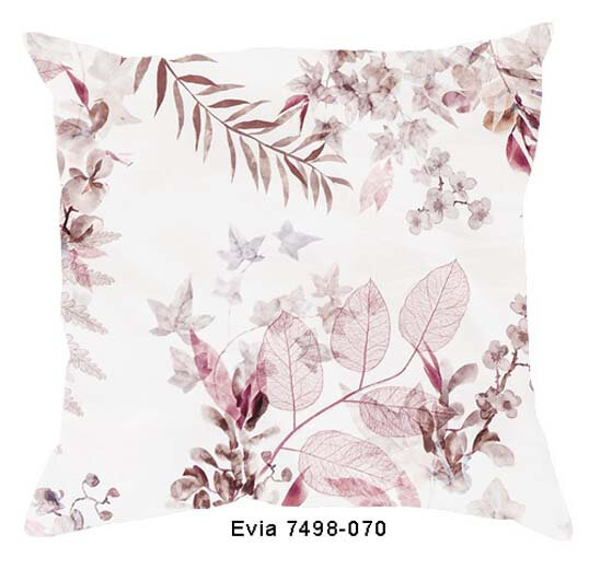 Estella Mako Satin Zusatz Kissenbezug Evia Rosenholz 40x40 cm