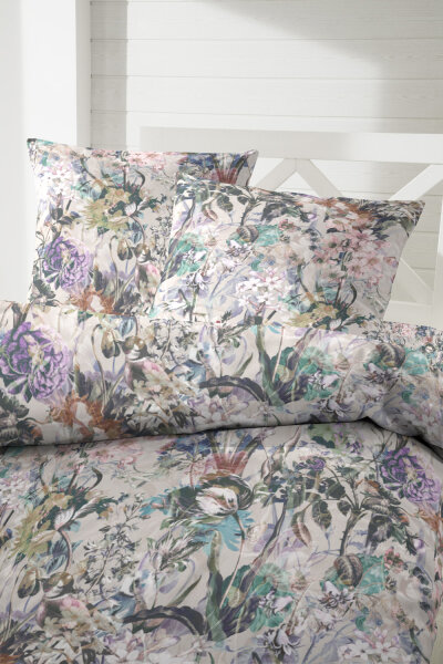 Primera Mako Satin Bettwäsche 135x200 und 80x80 cm in Puder Bunt